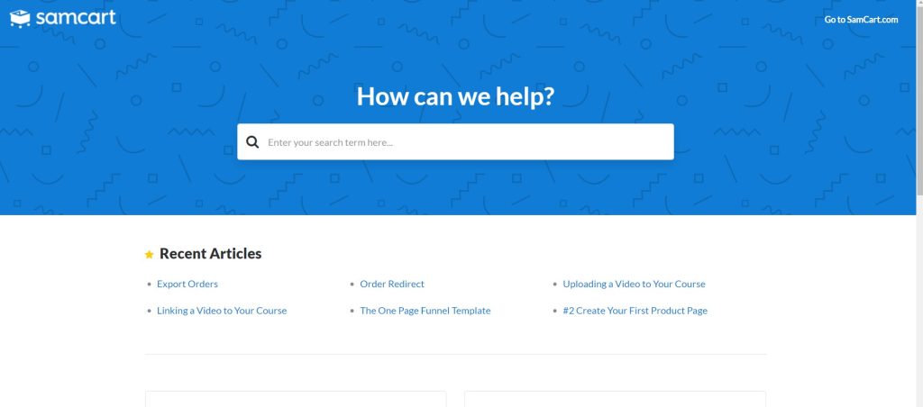 SamCart Knowledge Base
